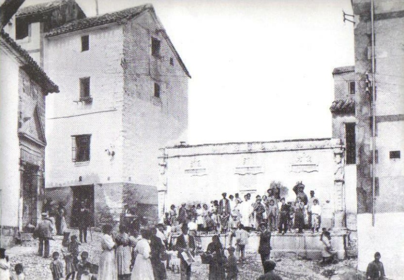 Fuente de Los Caos - Fuente de Los Caos. Foto antigua