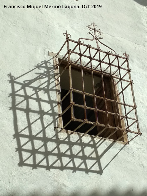Casa de la Calle Gins Gmez n 4 - Casa de la Calle Gins Gmez n 4. Reja de rosetas