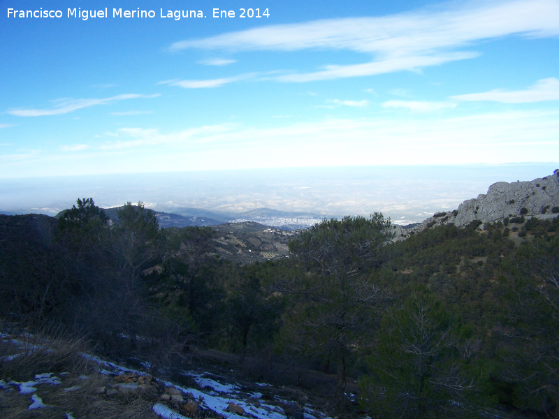 Jabalcuz - Jabalcuz. Vistas hacia Torredelcampo