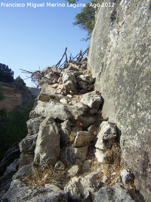 Muela de la Silleta - Muela de la Silleta. Rampa