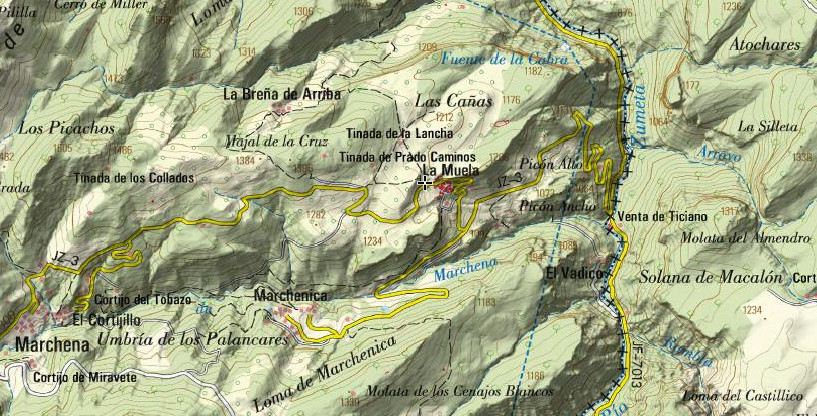 Aldea La Muela - Aldea La Muela. Mapa