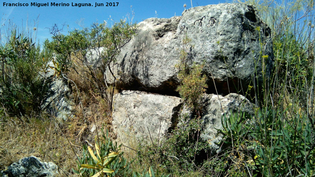 Fortn ibero romano del Pen del Ajo - Fortn ibero romano del Pen del Ajo. Muralla