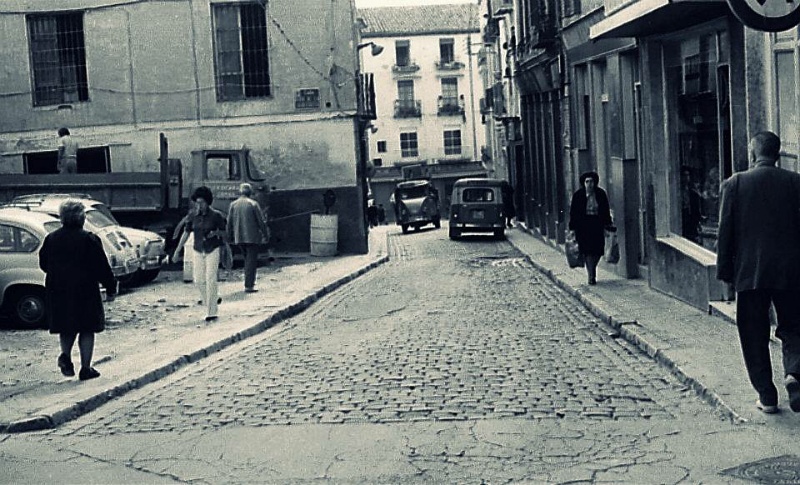 Calle Coln - Calle Coln. Foto antigua