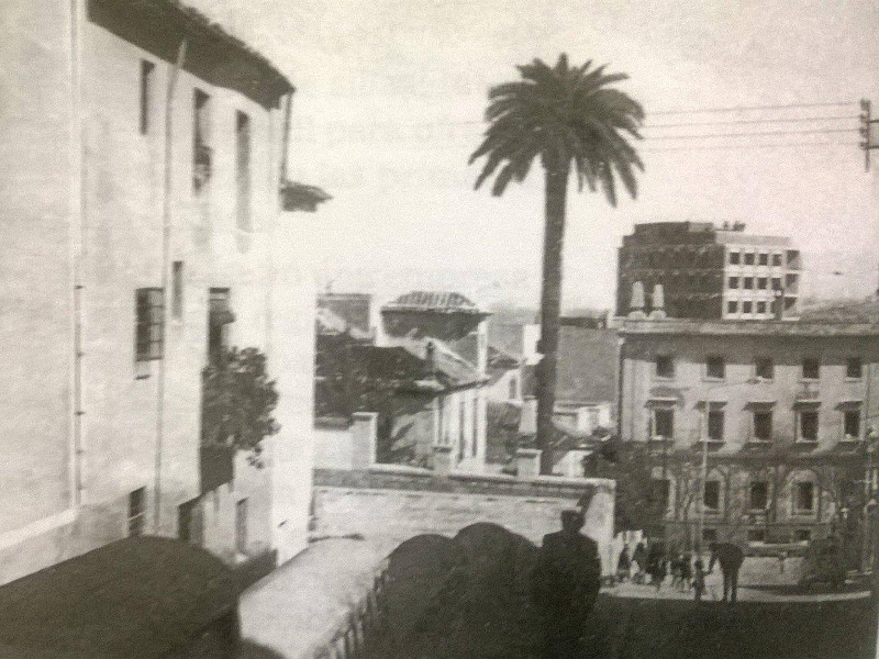 Calle Rey Alhamar - Calle Rey Alhamar. Foto antigua