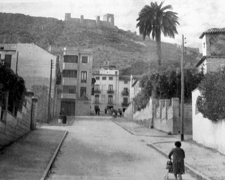 Calle Rey Alhamar - Calle Rey Alhamar. Foto antigua