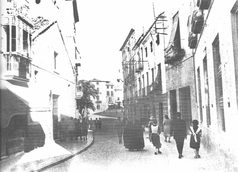 Calle San Clemente - Calle San Clemente. Foto antigua