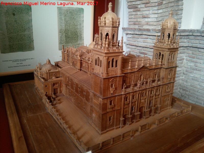 Catedral de Jan - Catedral de Jan. Maqueta de la Catedal. Archivo Histrico Provincial - Jan