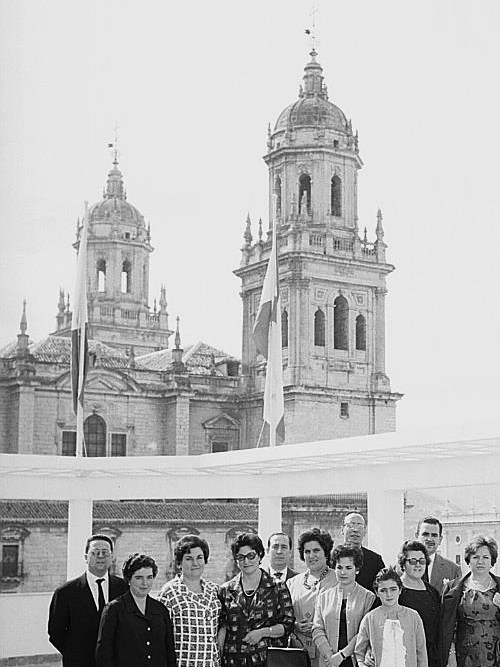 Catedral de Jan - Catedral de Jan. Foto antigua. Desde la azotea de Tejidos Gangas