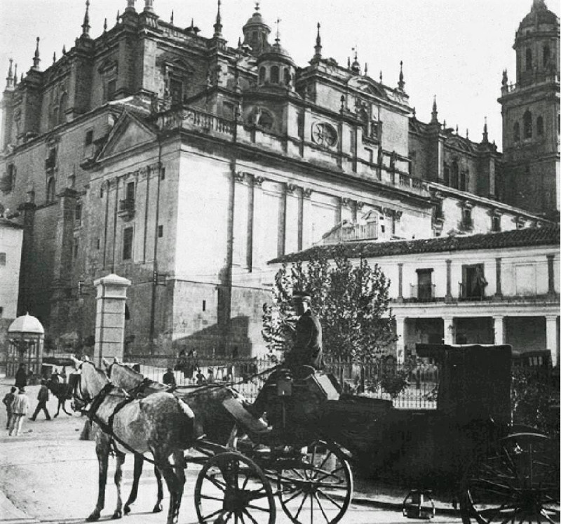 Catedral de Jan - Catedral de Jan. Fotografa de Arturo Cerd y Rico, del ao 1887