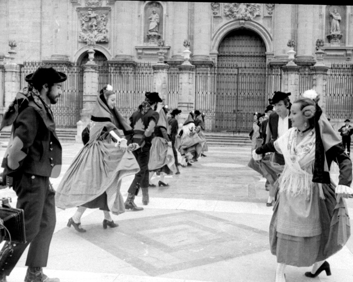 Catedral de Jan - Catedral de Jan. Foto antigua. Danzas de Lola Torres