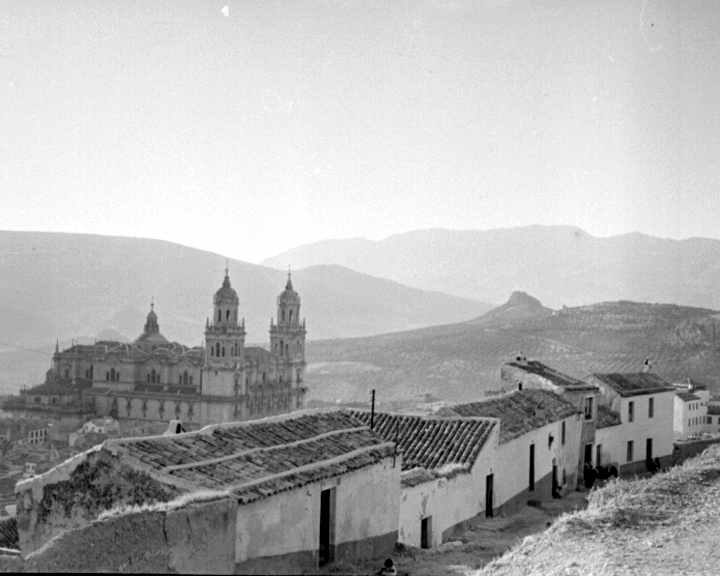 Catedral de Jan - Catedral de Jan. Foto antigua. Desde la Calle Capitn Aranda Alta