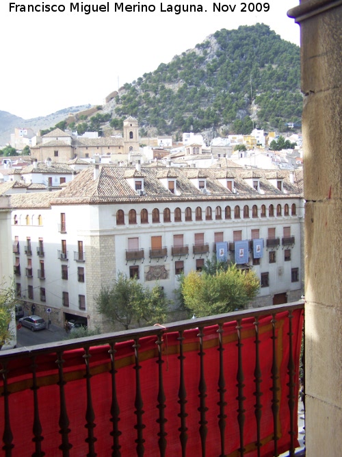 Catedral de Jan. Fachada - Catedral de Jan. Fachada. Obispado desde un balcn