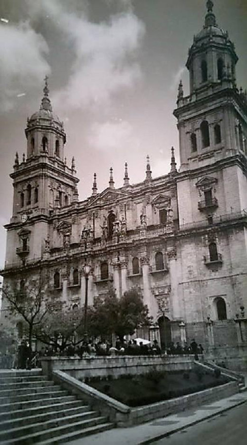 Catedral de Jan. Fachada - Catedral de Jan. Fachada. Foto antigua