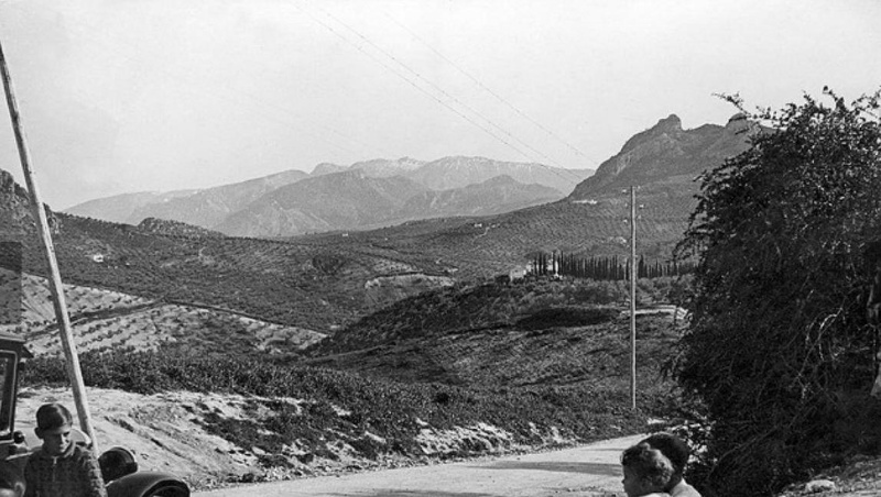 Calzada de Otiar - Calzada de Otiar. Foto antigua