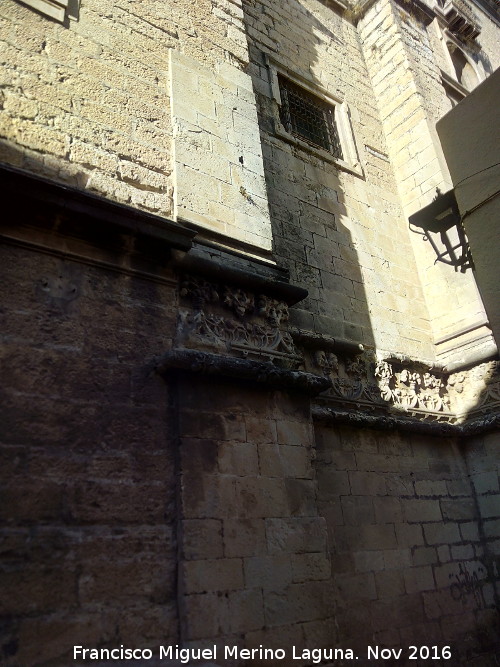 Catedral de Jan. Fachada gtica - Catedral de Jan. Fachada gtica. Arranque de la crestera