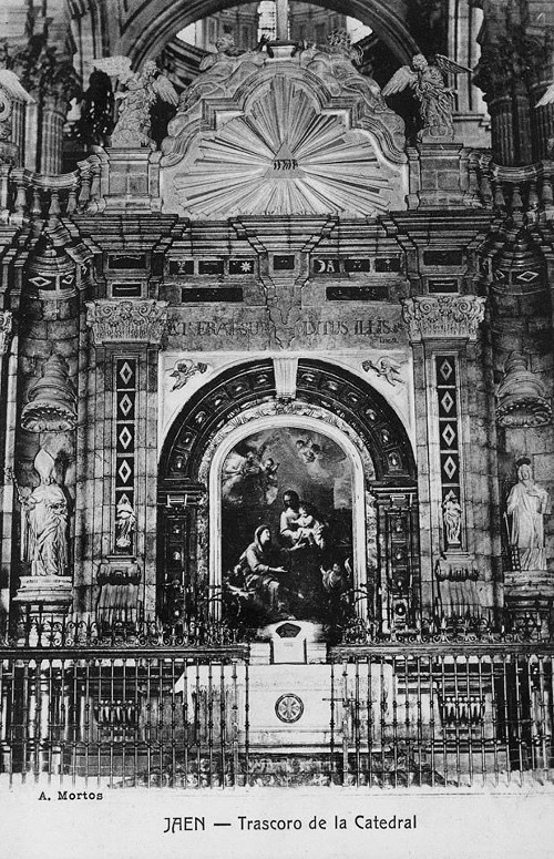 Catedral de Jan. Trascoro - Catedral de Jan. Trascoro. Foto antigua. Foto de A. Mortos