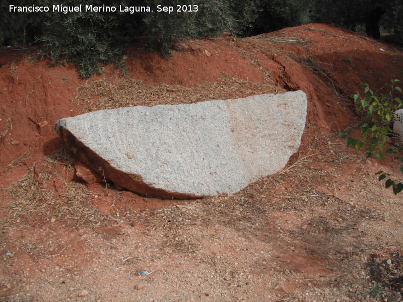 Piedra de molino de Santa Quiteria - Piedra de molino de Santa Quiteria. 