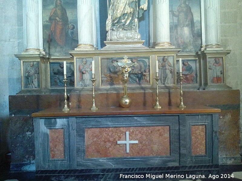 Catedral de Jan. Capilla de San Jos - Catedral de Jan. Capilla de San Jos. Altar