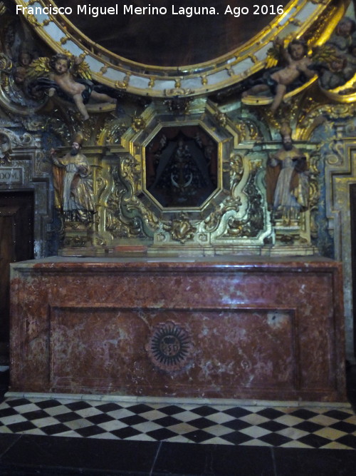 Catedral de Jan. Capilla de San Miguel - Catedral de Jan. Capilla de San Miguel. Altar