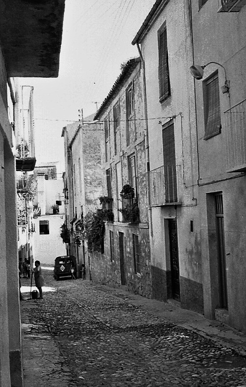 Calle Miguel Romera - Calle Miguel Romera. Foto antigua IEG