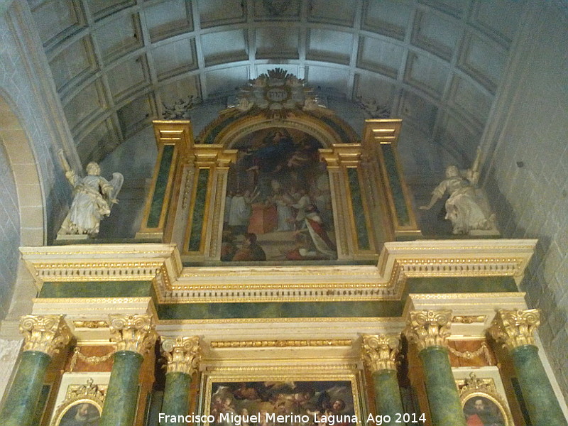 Catedral de Jan. Capilla de San Fernando - Catedral de Jan. Capilla de San Fernando. Claridad de la ventana cegada