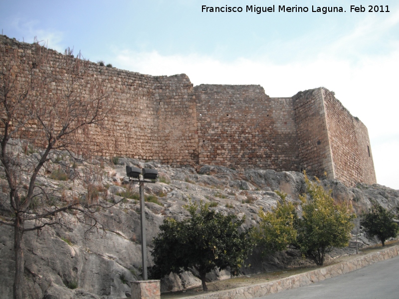 Castillo de La Guardia. Muralla - Castillo de La Guardia. Muralla. Muralla Oeste