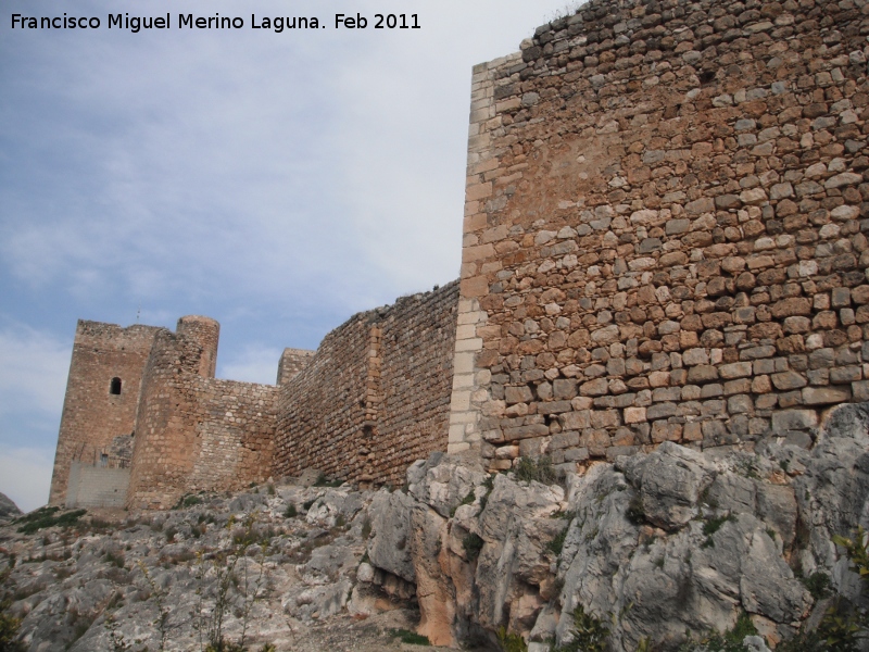 Castillo de La Guardia. Muralla - Castillo de La Guardia. Muralla. Muralla sur