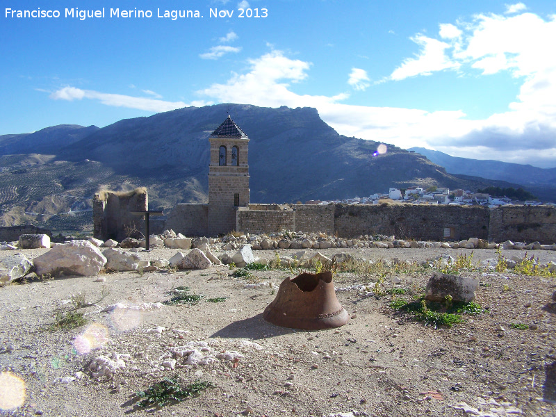 Castillo de La Guardia. Muralla - Castillo de La Guardia. Muralla. Muralla Este