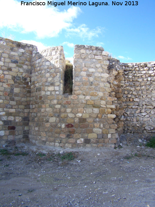 Castillo de La Guardia. Muralla - Castillo de La Guardia. Muralla. Restos de un torren