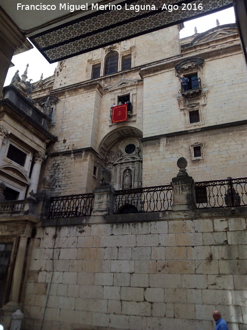 Catedral de Jan. Fachada Norte - Catedral de Jan. Fachada Norte. Durante la Obtensin del Santo Rostro