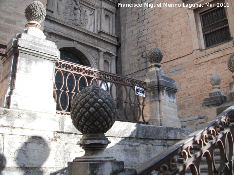 Catedral de Jan. Lonja - Catedral de Jan. Lonja. Barandilla