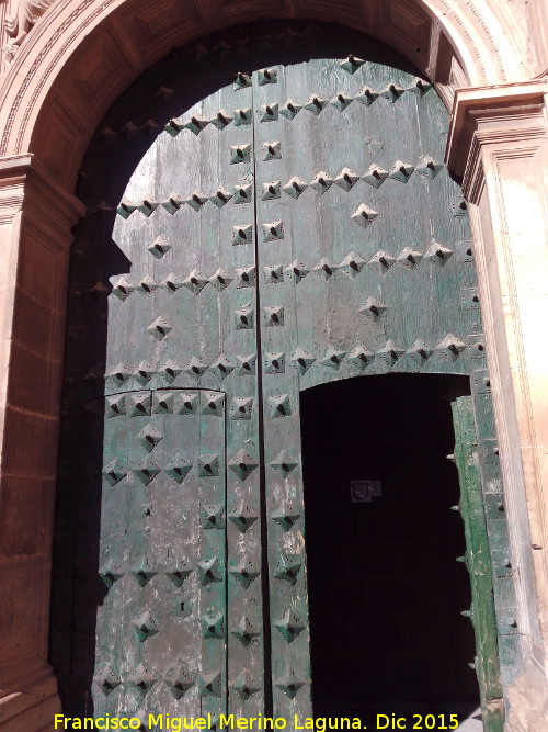 Catedral de Jan. Fachada Sur - Catedral de Jan. Fachada Sur. Puerta de clavazn