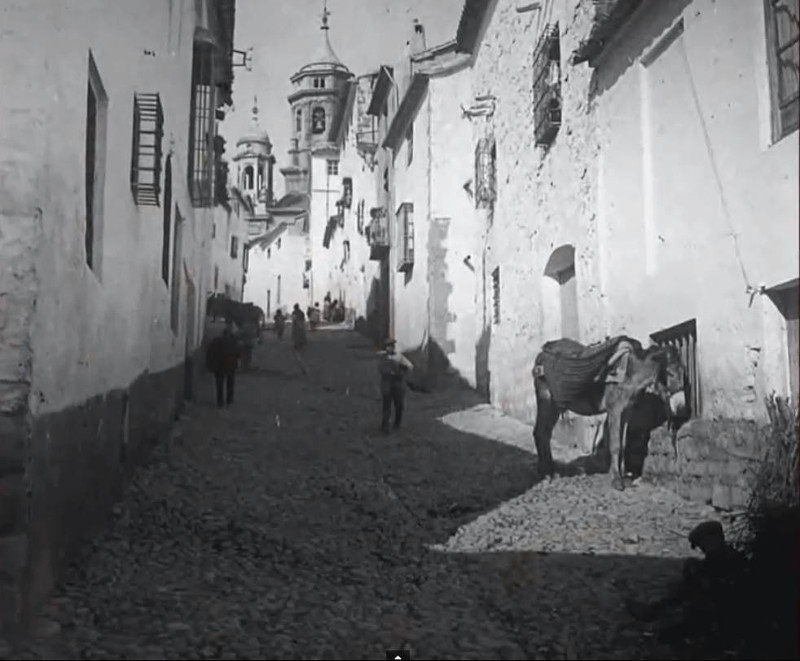 Calle Vicente Montuno Morente - Calle Vicente Montuno Morente. Foto antigua