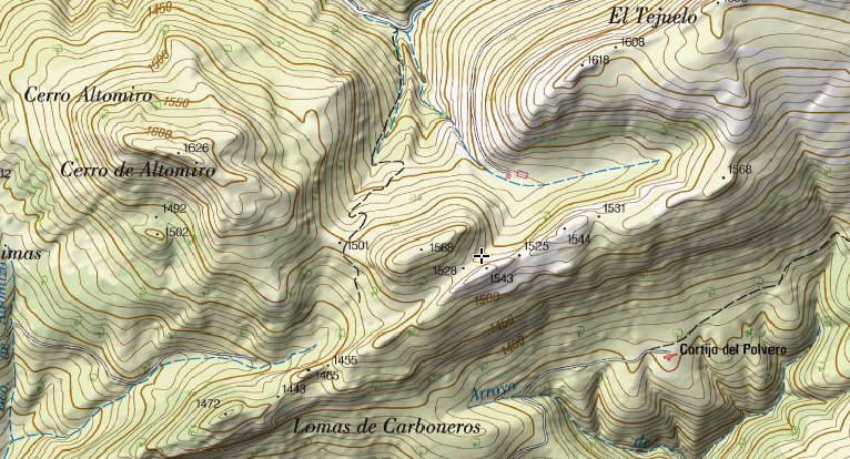 Pilar del Tejuelo - Pilar del Tejuelo. Mapa