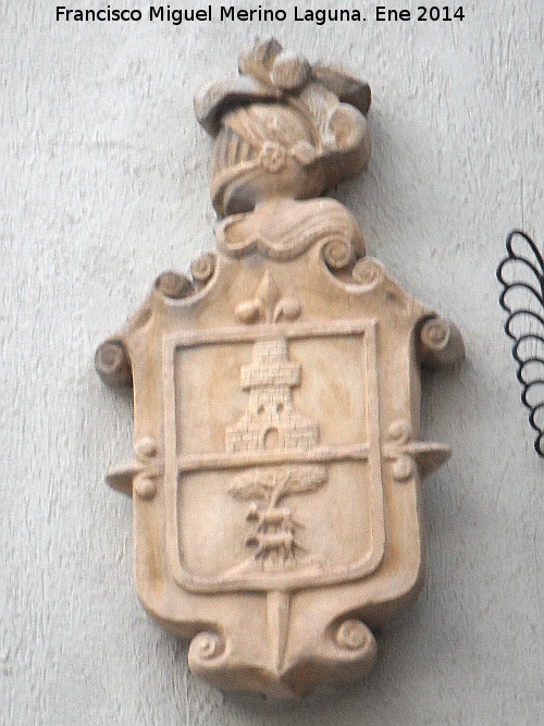 Casa de la Calle del Conde n 3 - Casa de la Calle del Conde n 3. Escudo izquierdo