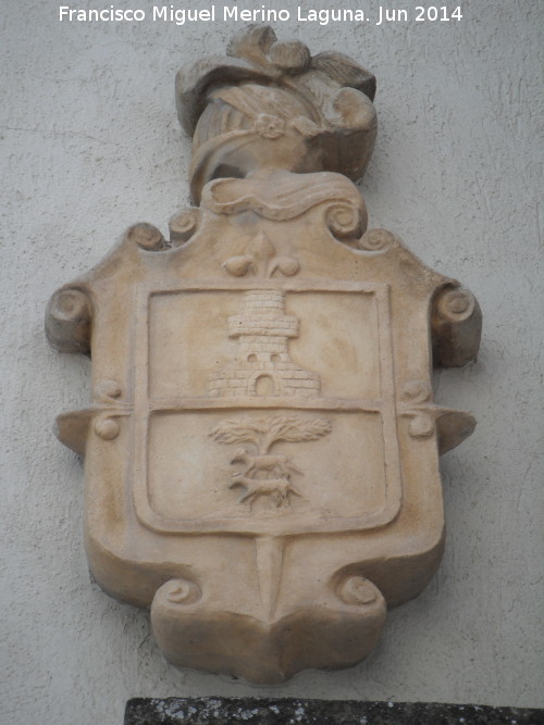 Casa de la Calle del Conde n 3 - Casa de la Calle del Conde n 3. Escudo izquierdo