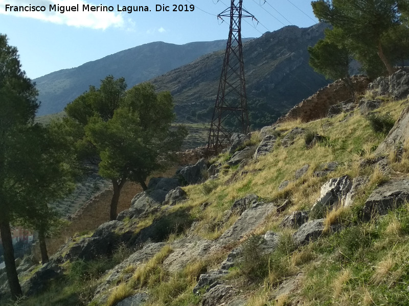 Muralla de Jan - Muralla de Jan. Muralla sur a intramuros