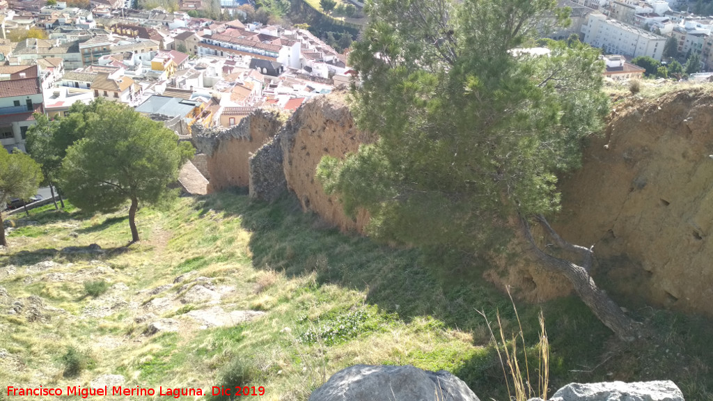 Muralla de Jan - Muralla de Jan. Intramuros de la Muralla Sur