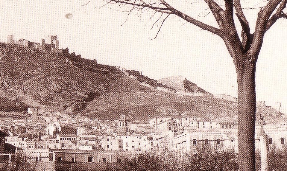 Muralla de Jan - Muralla de Jan. Foto antigua