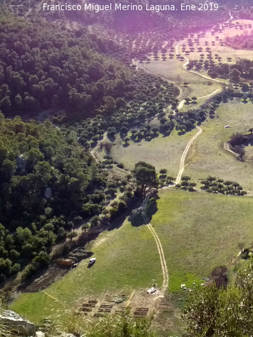 Camino de los Arrieros - Camino de los Arrieros. Desde lo alto del Salto del Brincola