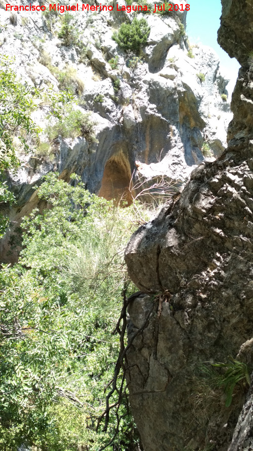 Barranco de la Mata - Barranco de la Mata. Abrigo