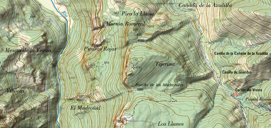 Tejerina - Tejerina. Mapa