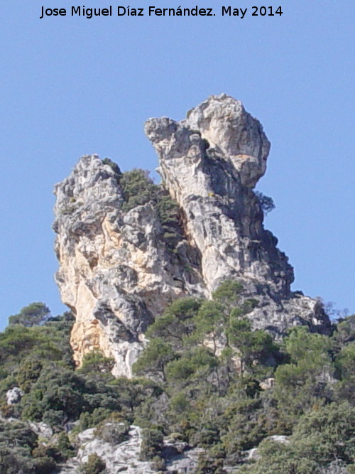 Puerto del Raso - Puerto del Raso. Formacin rocosa