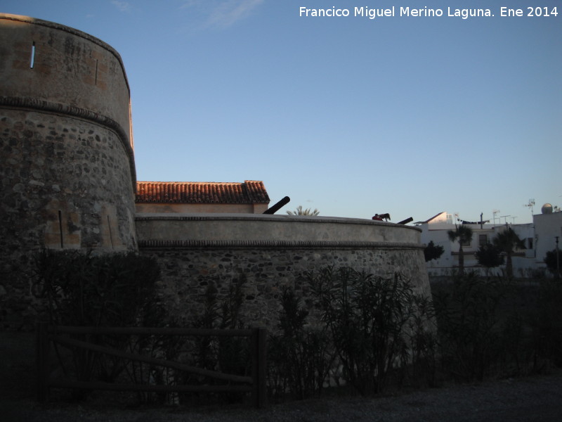 Castillo de la Herradura - Castillo de la Herradura. Batera de caones