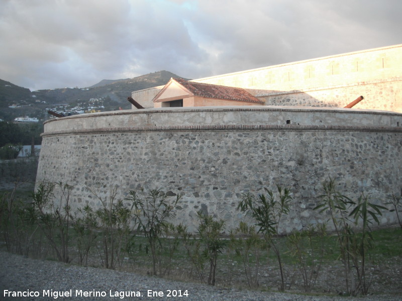 Castillo de la Herradura - Castillo de la Herradura. Batera de caones