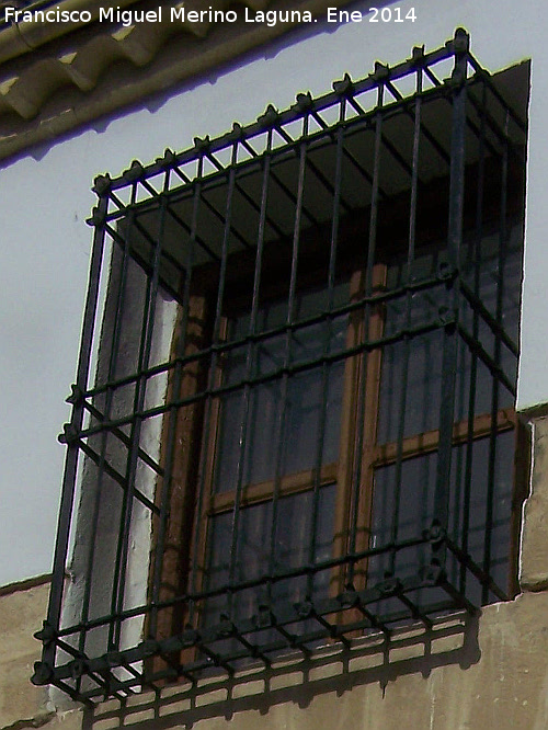 Casa de la Calle Sacramento n 32 - Casa de la Calle Sacramento n 32. Rejera de poca