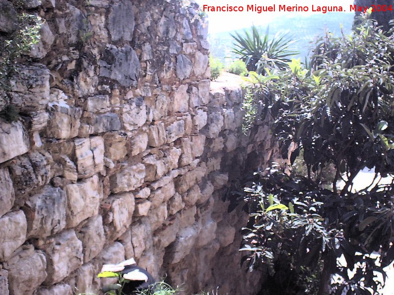 Muralla de Jan. Lienzo desde el Torren desmochado al Torren oculto - Muralla de Jan. Lienzo desde el Torren desmochado al Torren oculto. Lienzo que parte del torren desmochado