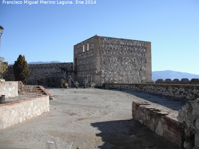 Castillo de Salobrea. Alcazaba - Castillo de Salobrea. Alcazaba. Patio de Armas