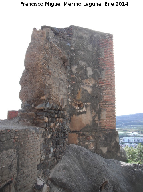 Alcazaba. Muralla y Torren Occidental - Alcazaba. Muralla y Torren Occidental. Torren