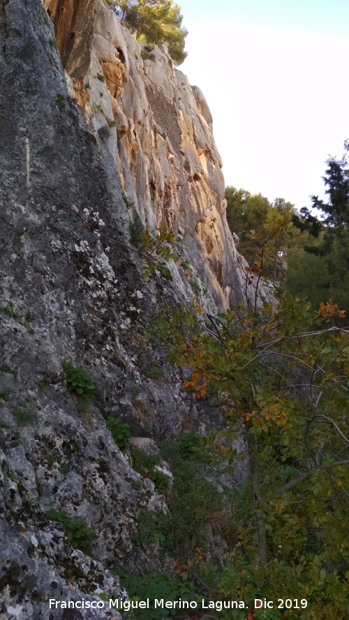 Cerro de Santa Catalina - Cerro de Santa Catalina. Paredes rocosas del la ladera norte